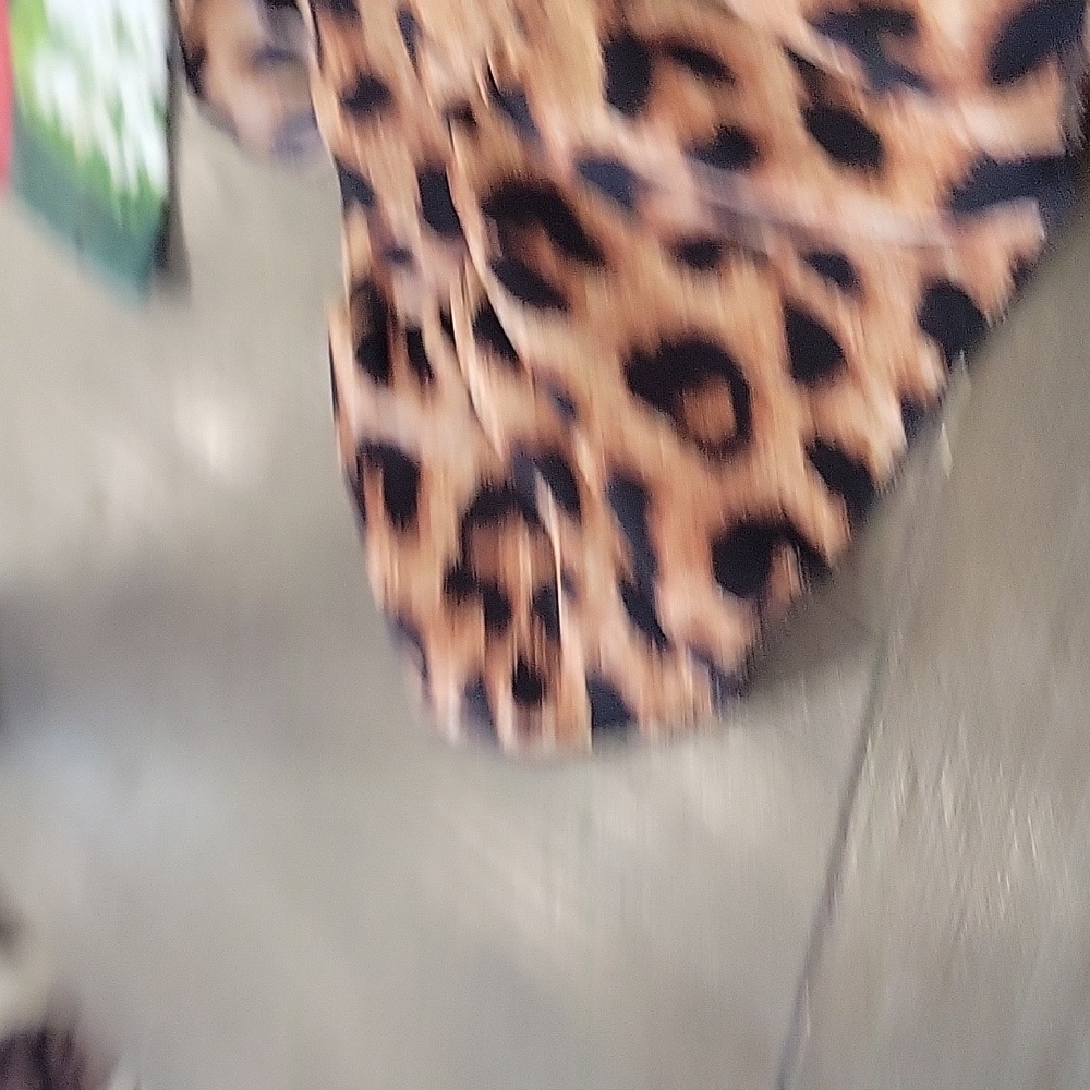 Leopard Print Ruffled Dress - Picture 5 of 10